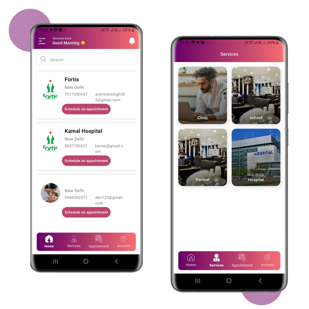 Xcdule App Screenshot